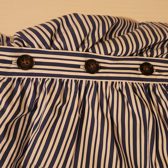 Veronica Beard Arabel Asymmetrical Striped Dress - Sz 12 - Picture 6 of 8